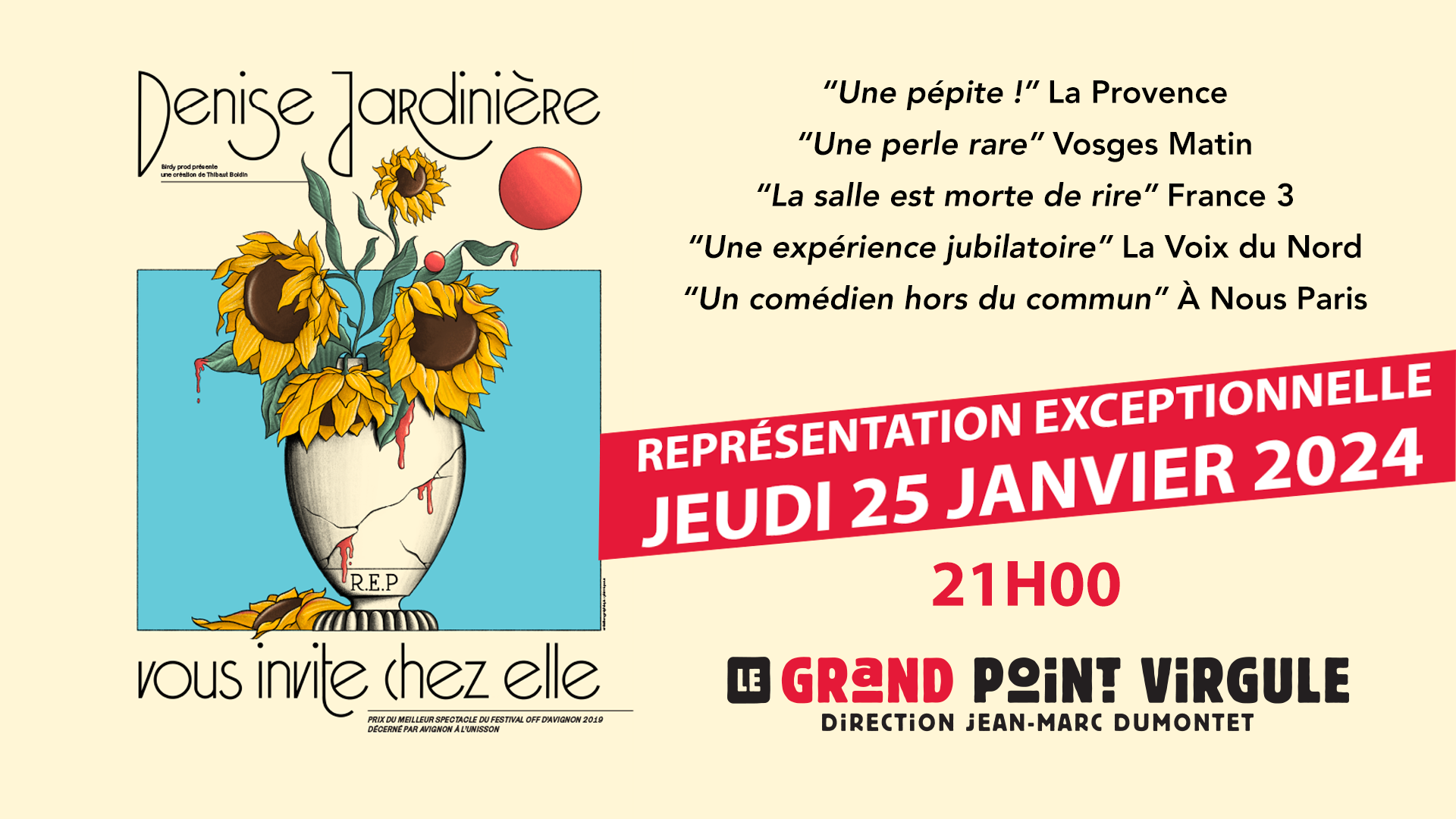 Théâtre Le Grand Point Virgule Paris - Direction Jean-Marc Dumontet