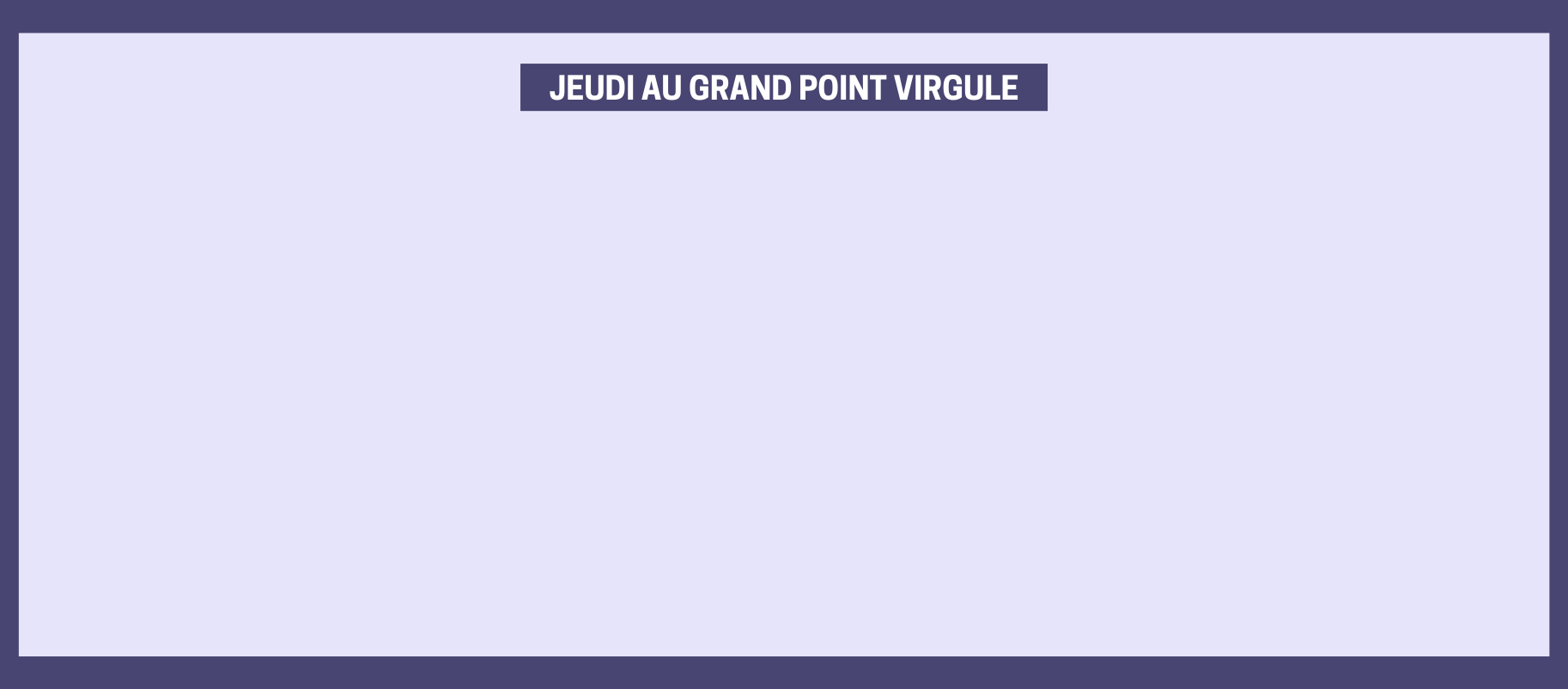 Théâtre Le Grand Point Virgule Paris - Direction Jean-Marc Dumontet