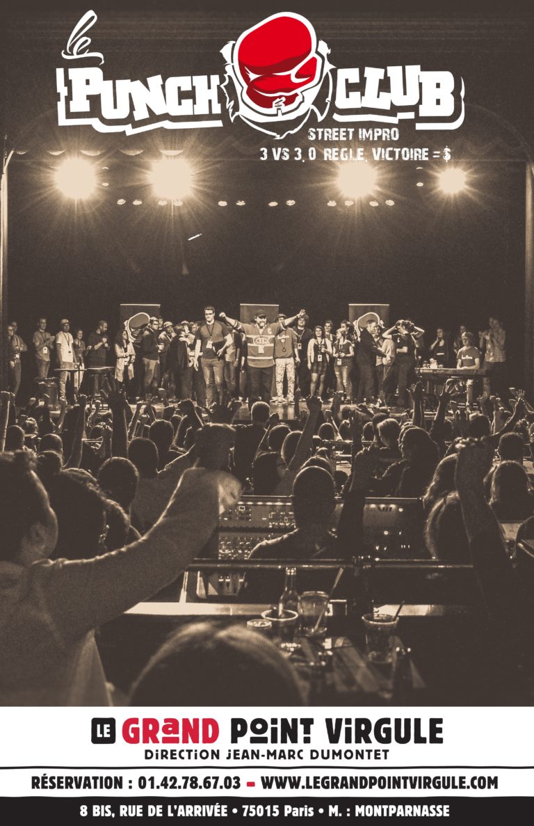 PUNCH CLUB Théâtre Le Grand Point Virgule