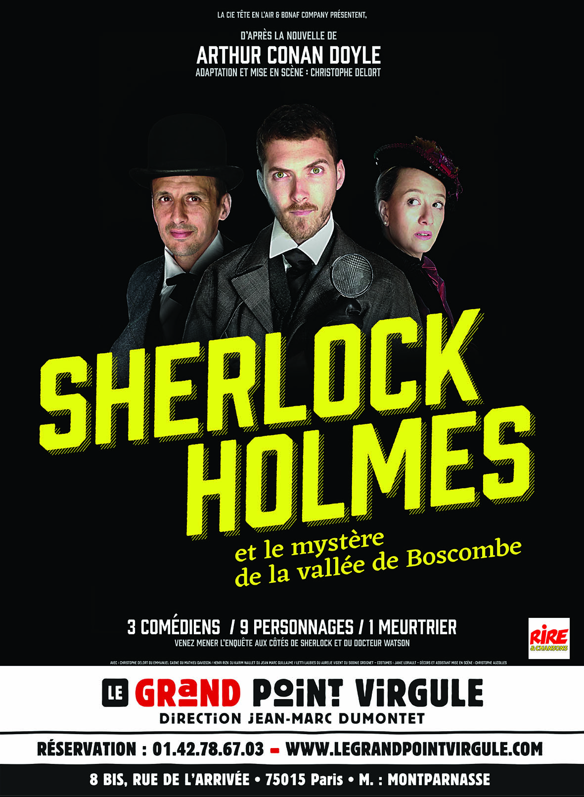 Sherlock Holmes Et La Vallée De Boscombe SHERLOCK HOLMES et le mystère de la vallée de Boscombe - Théâtre Le